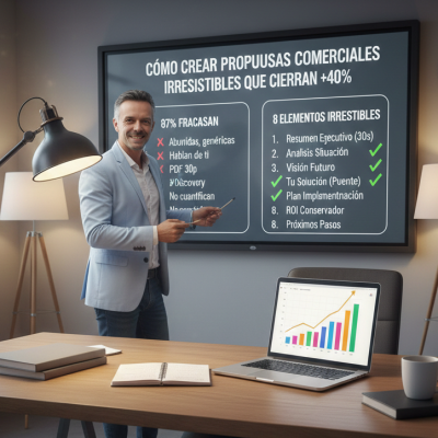 Cómo crear propuestas comerciales irresistibles que cierran más de 40% de las veces