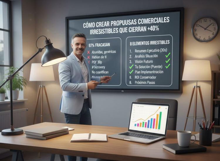 Cómo crear propuestas comerciales irresistibles que cierran más de 40% de las veces